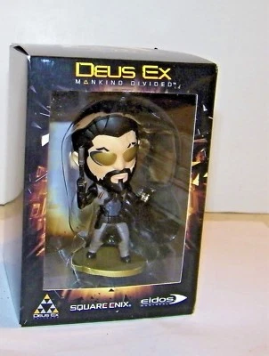 Deus Ex Mankind Divided Adam Jansen 3" Mini Figure NIB Loot Crate Figurine NEW - Image 1 of 2