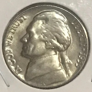 U.S. Jefferson Nickel Gem BU 1955 - Picture 1 of 2