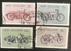 New Zealand 1986 "Vintage Motorcycles" complete set of 4 Used Stamps