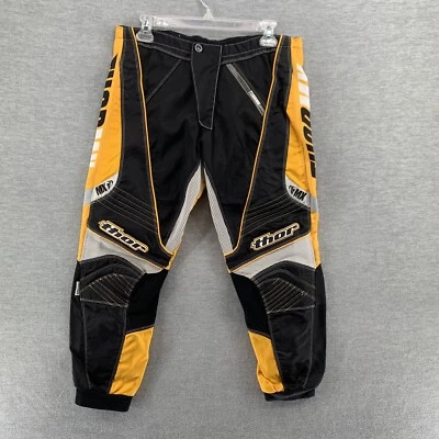 Thor Motocross Pant Men Size 26 Dirt Bike Racing ATV MX Phase Yellow Black #1210 - Image 1 of 4