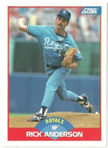 RICK ANDERSON KANSAS CITY ROYALS #441 - SCORE NM-MT 1989 - Picture 1 of 2