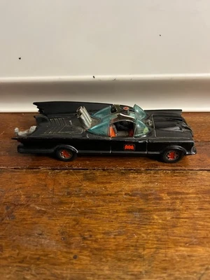 Batmobile Corgi Toys DC Comics Die Cast Metal Toy Car Front Blade Back Fire VTG - Image 1 of 4
