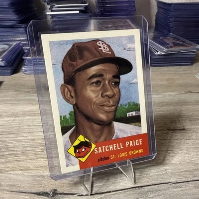 1991 Topps Archives The Ultimate 1953 Set - Satchel Paige #220 - Image 1 of 2