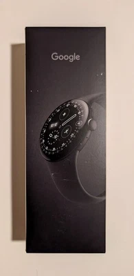 Часы Google Pixel 4 (41 мм) | Wi-Fi | матовый черный корпус | обсидиановый ремешок | новые - Изображение 1 из 4