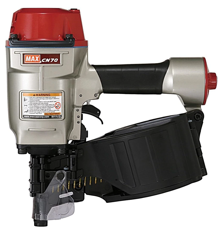 Max USA CN70 1-3/4-Inch to 2-3/4-Inch Heavy Duty Coil Nailer - Image 1 of 1