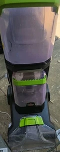 Bissell Power Force Helix Turbo Rewind Pet Carpet Cleaner Green - Picture 1 of 2