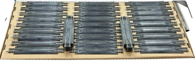 49 USED VINTAGE ATLAS NICKEL SILVER RERAILERS #44 - FREE SHIP - Image 1 of 4