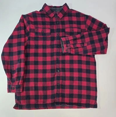 Camisa LL Bean Para Hombres XL Forrada de Vellón Cuadros de Búfalo Franela a Cuadros Chaqueta Camisa  Foto 1 de 4