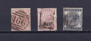 GB Queen Victoria stamps, good used SG 167, 168 & 169, condition as per scans - Picture 1 of 2