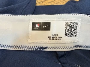 #90 Jonathan Mota Team Issued Sz 32 Chicago Cubs Nike City Connect 2024 Pants - Picture 1 of 3