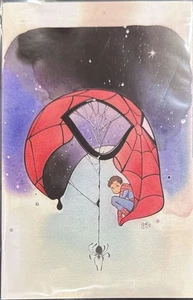 AMAZING SPIDER-MAN #1 MOMOKO VIRGIN EXPO VARIANT 1ST HELLGATE APPEARANCE - Picture 1 of 2