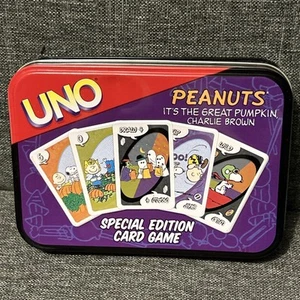 UNO Peanuts It’s The Great Pumpkin Charlie Brown Special Edition *Missing Cards* - Picture 1 of 5
