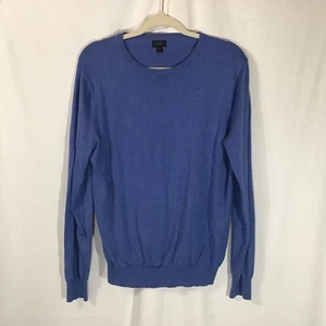 J.Crew blau Baumwolle Kaschmir Rundhalsausschnitt klassischer Pullover Sweater Medium - Bild 1 von 10