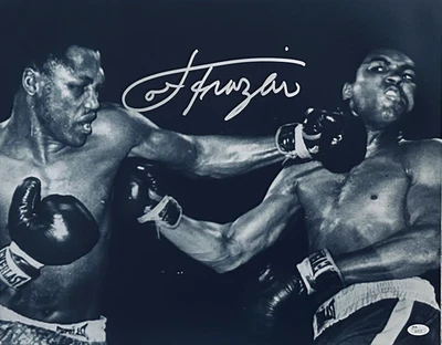 Smokin' Joe Frazier Signed 16x20 Photo JSA COA Authentic Autograph Muhammad Ali - Image 1 of 4