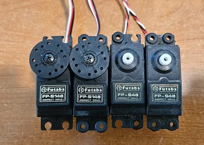 RC Futaba 2- FP-S148 and 2 FP-S48 Servos - Image 1 of 3