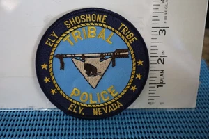 tribal indian police patch ELY SHOSHONE TRIBE  TRIBAL POLICE NEVADA - Picture 1 of 1
