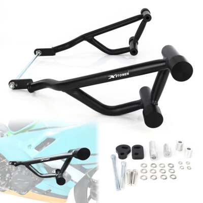 Protector de motor de acrobacias apto para Kawasaki Ninja 500 2024-2025 barras de choque jaula de choque Foto 1 de 4