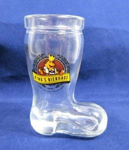 Boot Shot Glass Souviner from KING'S BIERHAUS Pearland TX - Picture 1 of 8