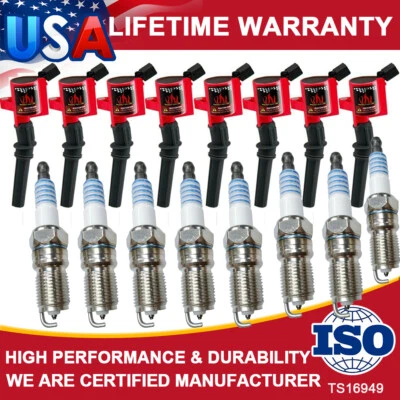 Bobina de encendido y bujías DG508 8X para 99-04 FORD F-250/350/450/550 SUPER DUTY Foto 1 de 4