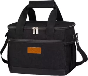 Foldable 8.5L Insulated Cooler Bag, Leakproof Design for Beach, Picnic, Office - Picture 1 of 6