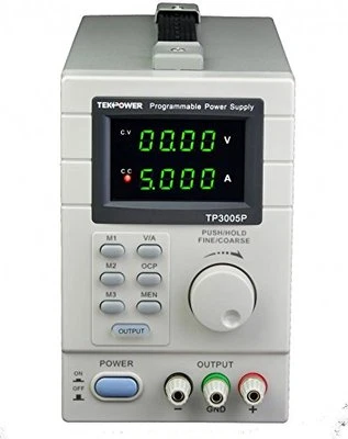 Tekpower TP3005P Programmable Variable DC Power Supply 0-30V at 0-5A