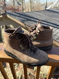 VTG Vasque Womens Skywalk Sundowner Leather GoreTex Hiking Boots SZ 7 M Italy - Picture 1 of 12