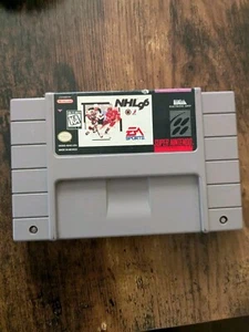 NHL 96 (Sistema de Entretenimiento Super Nintendo, 1995) Probado y Funcionando - Imagen 1 de 3