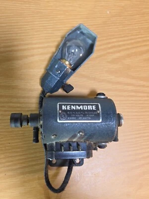 VINTAGE SEARS KENMORE MODEL 117-959 SEWING MACHINE MOTOR # E6354 & LIGHT - Image 1 of 4