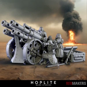 Death Division: Quattro Siege Mortar | Guerra | Trench Korps | Steel Legion | Rojo - Imagen 1 de 12