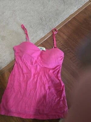 L.e.i. Camiseta sin mangas mujer acolchada copa rosa cami talla junior mediana Foto 1 de 2