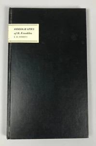 1929 Odeography of B. Franklin Earl H. Emmons, Ayerdale Press limited ed no. 88 - Picture 1 of 6