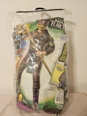 DONATELLO Teenage Mutant Ninja Turtle DLX Boys Costume, Size M (8-10), BRAND NEW - Image 1 of 4