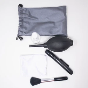 5 peice Camera Cleaning Pen Brush Cloth Digital Lens Tool Kit Spray Bottle Bag - Picture 1 of 6
