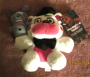 Five Nights At Freddy's Sister Location Funtime Freddy Bon Bon 6" Plush Stuffed - Picture 1 of 4