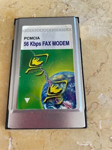 Carte PC PCMCIA 56 kbps modem fax modèle KFM5600-L - Photo 1/4