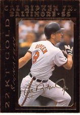 1995 Premier Brands Cal Ripken Jr. 22KT Gold /25,000 NM/MT BALTIMORE ORIOLES