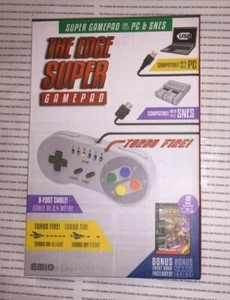 The Edge Super Gamepad For PC & SNES Compatible Classic Interworks Emio 2017 - Picture 1 of 6