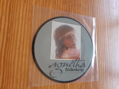 AGNETHA FALTSKOG - THE HEAT IS ON / MAN 7"  - UK 1983 PICTURE DISC - ABBA - Image 1 of 3