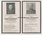 Orig. Sterbebild Brüder + 10.ID Russland und 544.VGD bei TARNOW Polen 1944