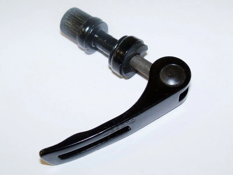 NEGRO LIBERACIÓN RÁPIDA ASIENTO BICICLETA PERNO BICICLETA PARTE 433 Foto 1 de 1