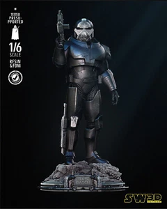 Wrecker 3D Printed Figure, Star Wars Bad Batch Heavy Gunner, Unpainted - Picture 1 of 4