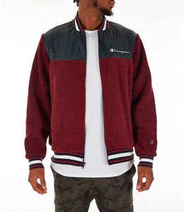 CHAMPION SHERPA BASEBALL JACKE HERREN US GRÖSSE 2XL STIL # V3375 - Bild 1 von 3