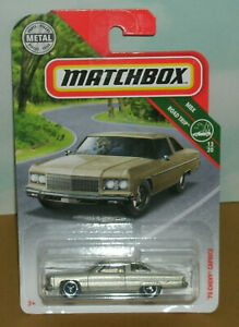 1/64 Scale 1975 Chevy Caprice Classic Coupe Diecast Car - Matchbox FYP27 MB1172