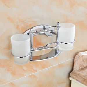 Soporte para cepillo de dientes con taza Soporte para cepillo de dientes Baño Soporte para cepillo de dientes Ducha - Imagen 1 de 11