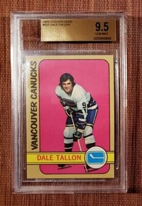 1972 O-Pee-Chee #121 Dale Tallon Canucks Hockey Card BVG 9.5 GEM MINT POP 1