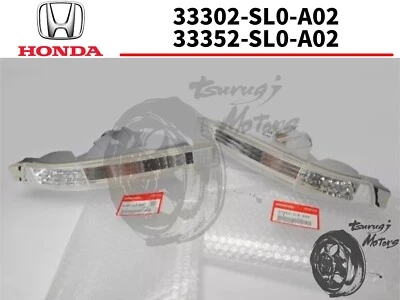 Honda Genuine ACURA 91-01 NSX NA1 NA2 Clear Front Bumper Lenses Lights Set OEM - Image 1 of 4