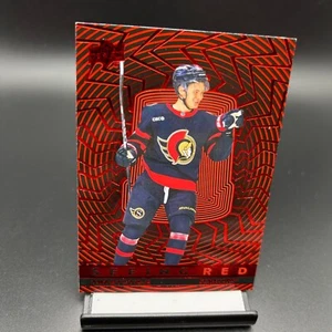 2023-24 Upper Deck Extended Seeing Red #17 Tim Stutzle Ottawa Senators - Picture 1 of 2