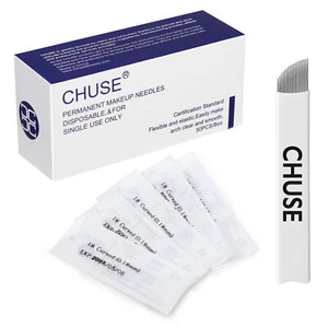 CHUSE Microblading Nadeln Handmethode Blades 18er Permanent Makeup 50 Stück Set - Bild 1 von 6