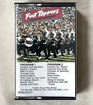 OHIO STATE UNIVERSITY MARCHING BAND Foot Tappers 1980 Cassette FSRC-1322 - VG - Image 1 of 4