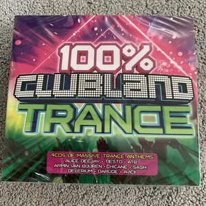 100% Clubland Trance by Various Artists (CD, 2019) New Sealed - Picture 1 of 2
